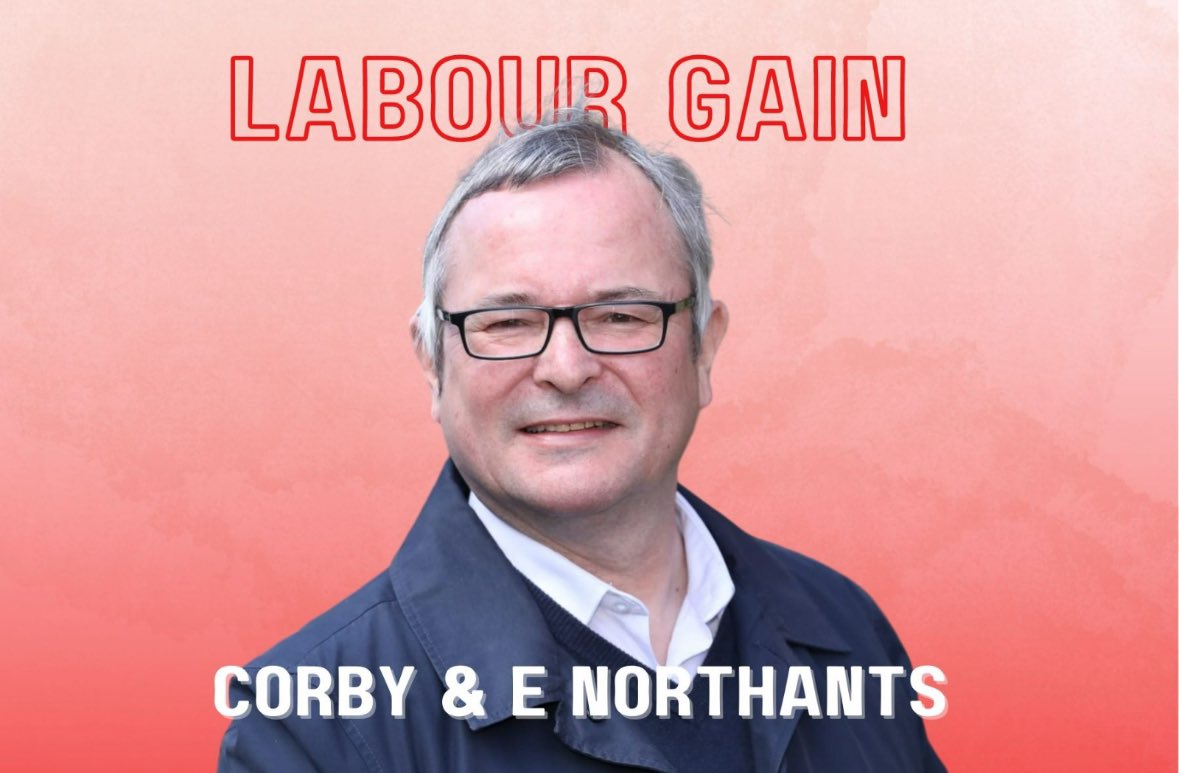 It’s three out of three for Labour in North Northamptonshire