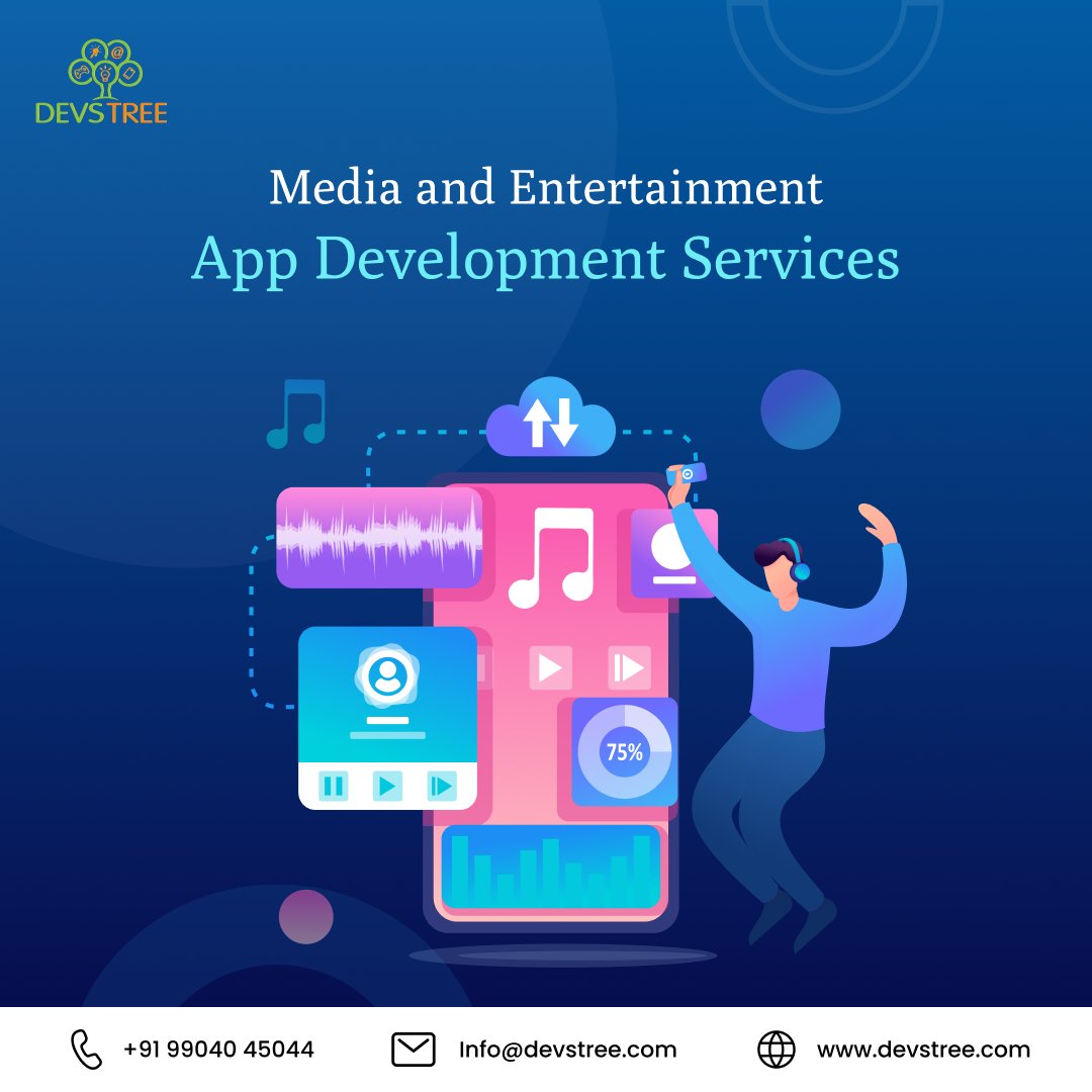 devstreeit's tweet image. 🚀 Devstree&apos;s Media and Entertainment App Development Services offer cutting-edge solutions for a captivating user experience. Join us and elevate your content!

For more information
📧 :- info@devstree.com
☎️:- +91 99040 45044
🌐 :- devstree.com

#mediaappdevelopment…