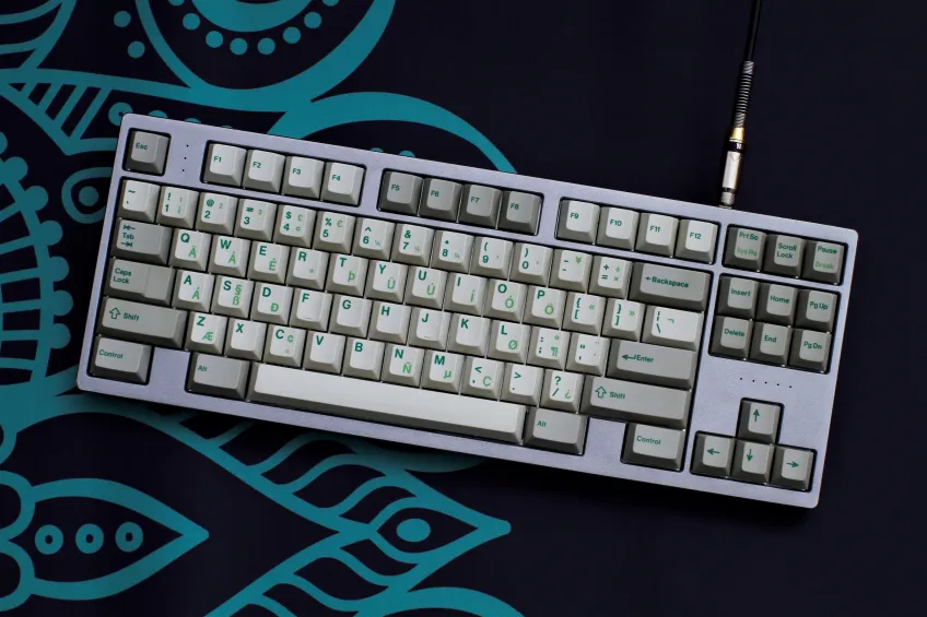 GMK Verdant Retro キーボード Keyboard キーキャップ