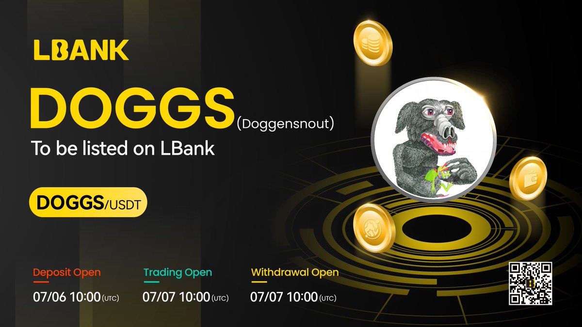🎉 New #listing 🌟 $DOGGS (Doggensnout) will be listed on  LBank！@Doggensnout_Sol Doggensnout Skeptic, The Pepe Predator by Matt  Furie. ❤️ Details: https://t.co/fblQFQvYB8