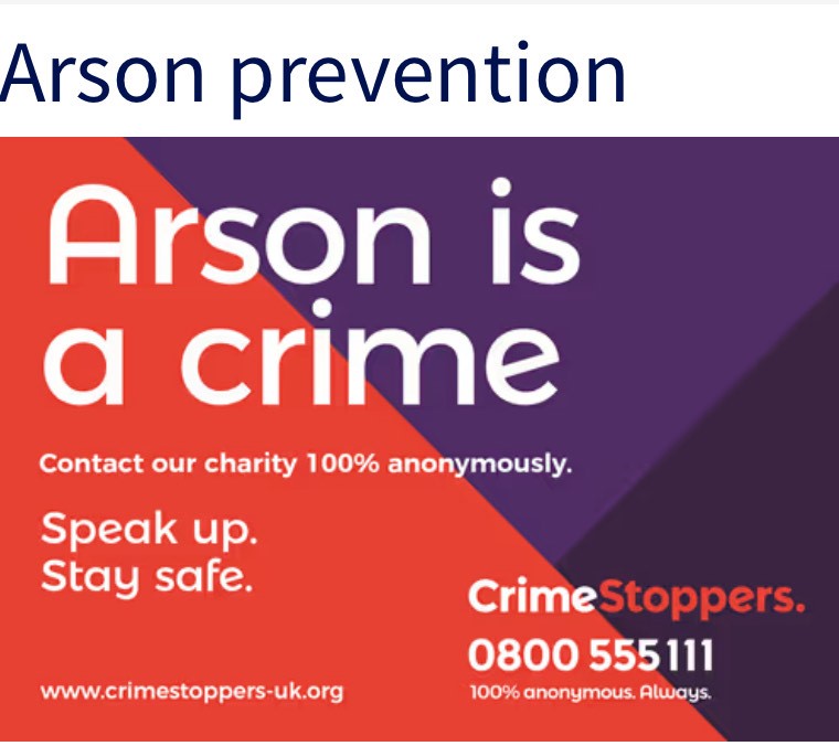 CongletonFS's tweet image. Please help us reduce the number of deliberate fires in Cheshire
Setting fires deliberately is an offence. If you have any information please report it! You can contact the Police online or by calling 101 or Crimestoppers, anonymously, on 0800 555 111.
orlo.uk/1Ihtk