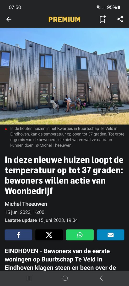 duveltje's tweet image. Om in bossche termen te blijven 
Het botst en schuurt in 2 artikelen #brabantsdagblad
Bij 1 trots aanprijzen gezonde houten #huizen  enz
Bij 1 problemen aankaarten 37grd
Dus zwaar ongezond binnen verbod op rolluiken en boren airco
#brabantwonen #zayas #DenBosch nou succes ermee😉