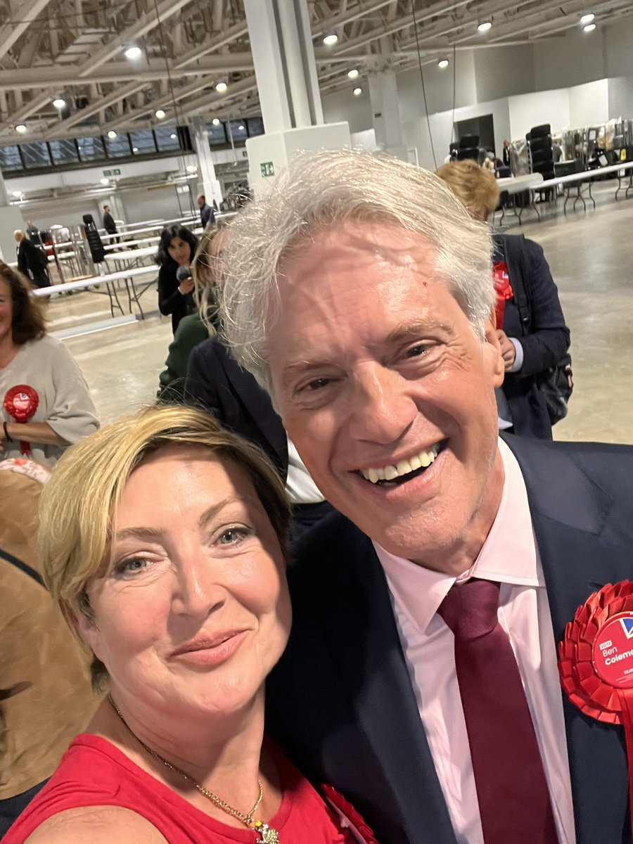 Ben Coleman MP ❤️ What a team, what a result.