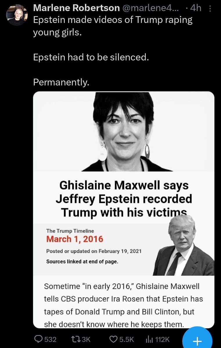 PapalGuard's tweet image. Apparently we are pinning the whole Epstein thing on Trump now. Wild. #Retardalert.