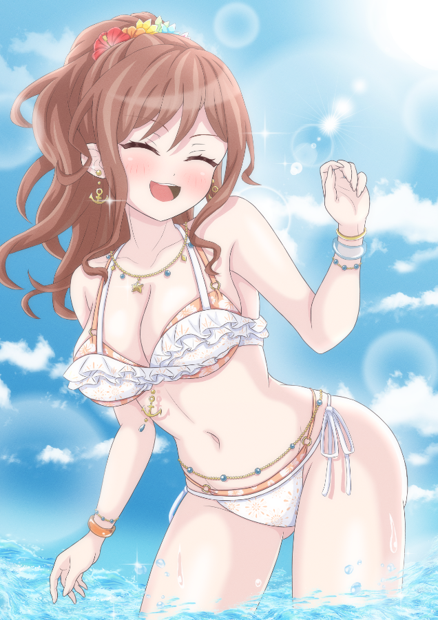 A5HIO's tweet image. 水着リサ姉~
#今井リサ #bandoriart