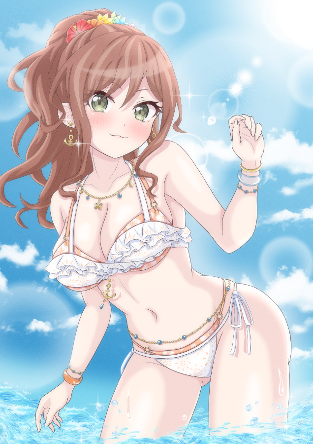 A5HIO's tweet image. 水着リサ姉~
#今井リサ #bandoriart