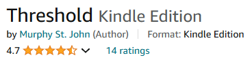 Threshold is currently sitting at a 4.7/5 rating on Amazon with 14 reviews. What's holding you back from giving it a read?

"Horrific trials await, but they’re the only way for Malcolm to escape limbo. If he can’t dodge the disturbing monsters and deadly traps, it’s straight to