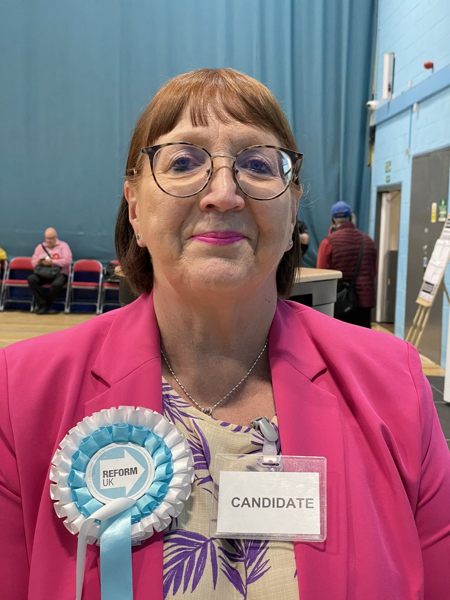 Danuta Jeeves for Reform UK said: “The campaign went really well. The biggest thing that came out was people had lost trust in the govt and wanted change and they thought Reform was the only party to do it, so I feel privileged that I am part of what’s going to make that happen”