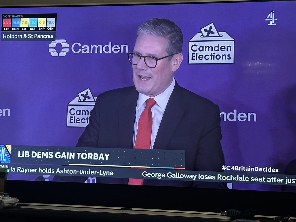 Nothing beats British politics. Only on this wonderful stupid island do you get your new Prime Minister sharing a stage (and a ballot!) with Rick the Brick and Elmo. 
#GeneralElection2024