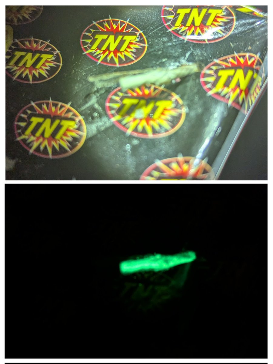 Today I learned that firework wicks glow?!? When did that happen? Thank you to the smart one!