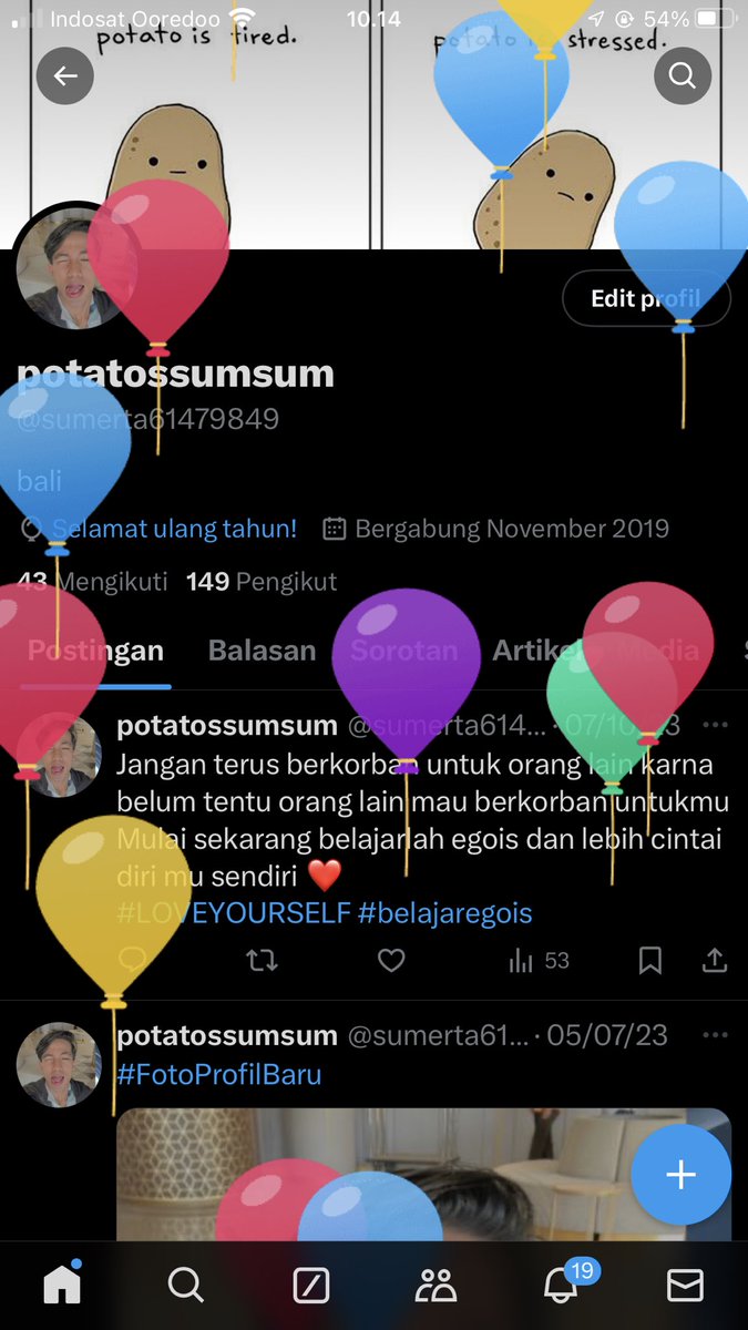 sumerta61479849's tweet photo. Hy guys hari ini ketua ulang tahun 🥳🤍 https://t.co/RH3n9rSDPl