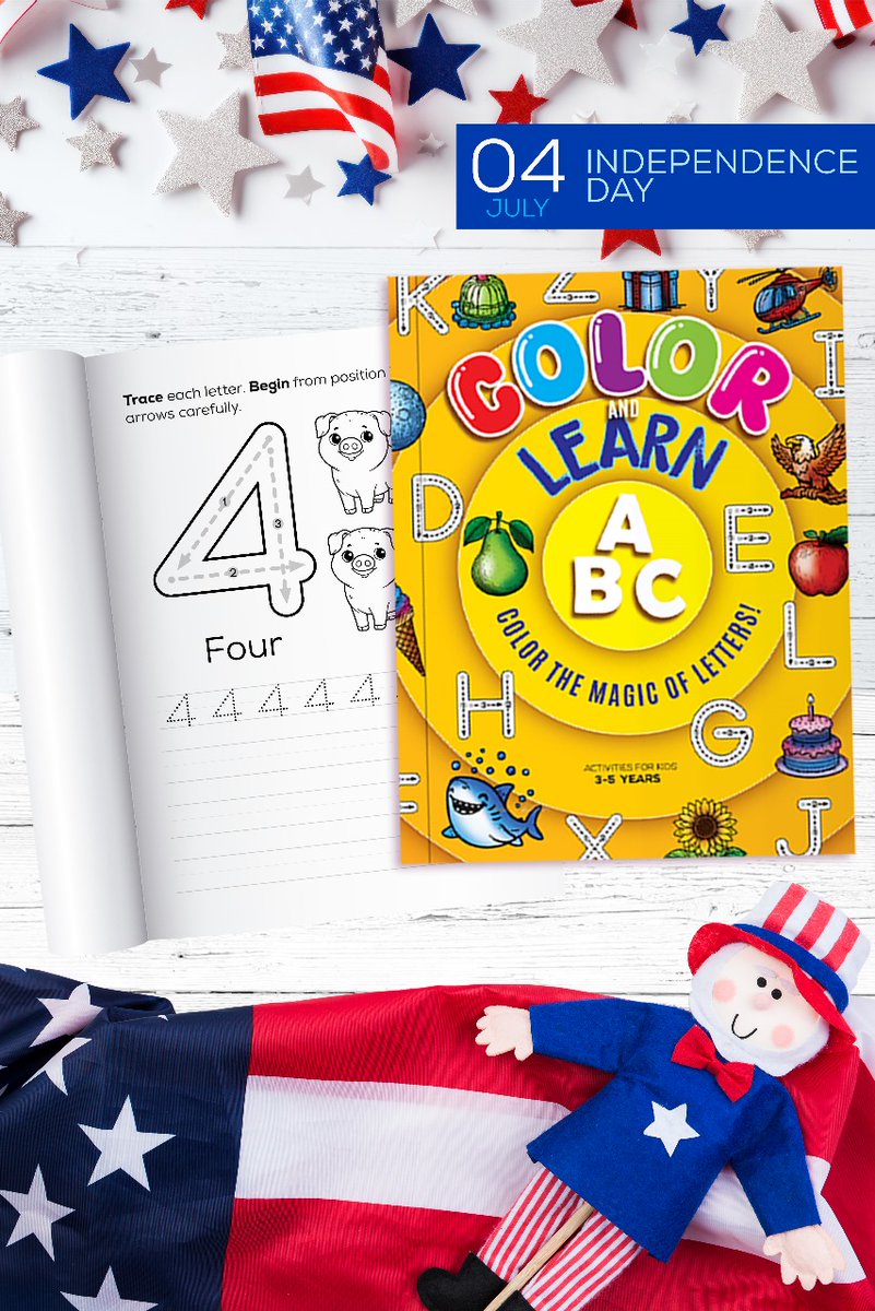 magy_find's tweet photo. @af_academy We present Color &amp; Learn ABC, the book that combines learning the alphabet with creativity📙💗🧒
Order your book on Amazon today
🛒https://t.co/ActtQ1JLGf👈

#colorandlearn #abc #learningalphabet #preschool #IndependenceDayUSA #amazon 
#July4thCelebration #funforallchildren https://t.co/ZGUwtP5lWp