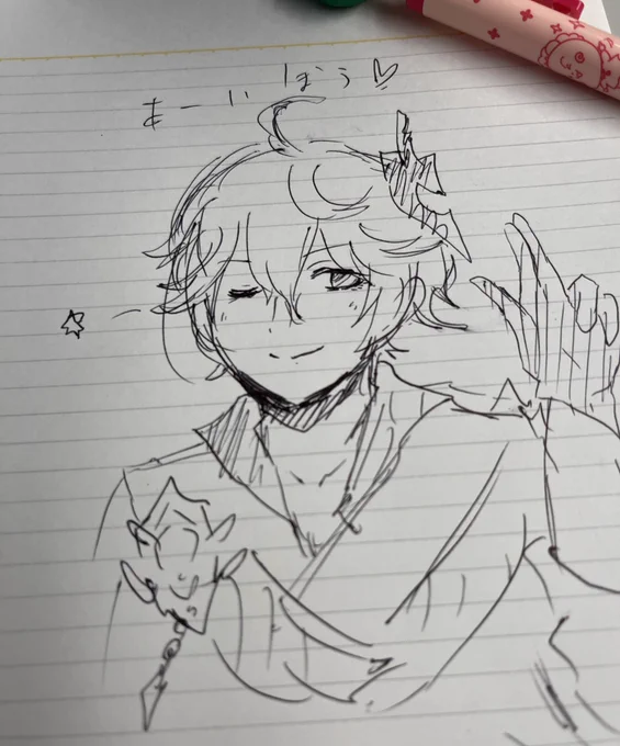 葵子さんにタル描いてもらった☺️🤝