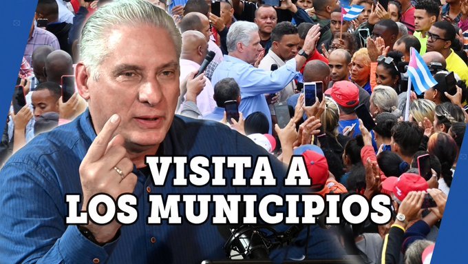 Las visitas del Primer Secretario del CC PCC <a href="/DiazCanelB/">Miguel Díaz-Canel Bermúdez</a>  a los municipios son expresión de su compromiso con el pueblo y con el legado del Comandante en Jefe.
#YoSigoAMiPresidente