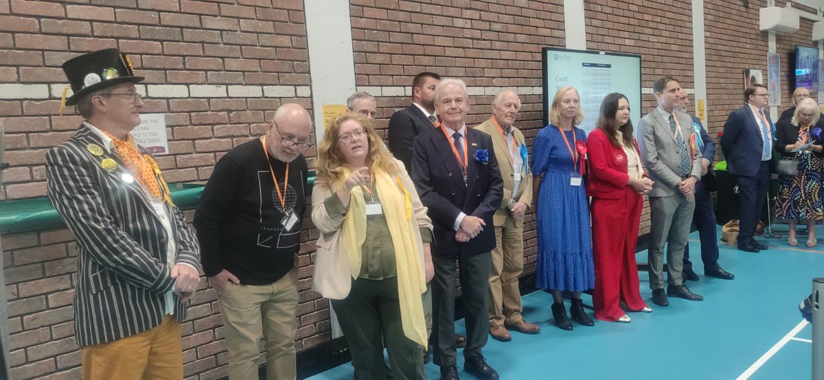 Update on Animal Welfare Party’s results in the General Election: 

Professor Andrew Knight, New Forest East. 

410 votes / 0.9% 

💚 Huge thanks to all voting for a fairer future for people, animals &amp; planet - &amp; to those supporting AWP in so many ways. We are truly grateful. 🙏🏼