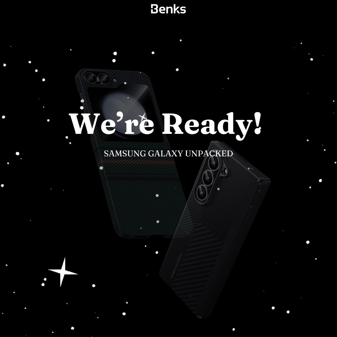 Benks_Official's tweet photo. Samsung Galaxy Z6 Series is on its way!
Are you ready?✨
Get a sneak peek 👉https://t.co/KpAqnqjQoT
#benks #SamsungUnpacked #samsungfold6
#samsungflip6 #Fold5 #Flip5 https://t.co/0IAj3rJJs7