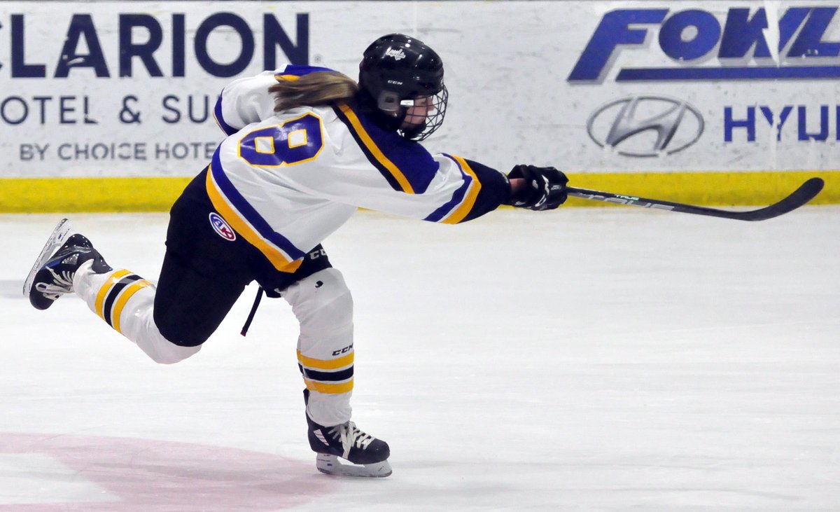 <a href="/U18AAABWK/">U18 AAA Brandon Wheat Kings</a> Blue-liner Chloe McBeth (8) made the new team playing in the <a href="/MFHLU18AAA/">Manitoba Female Hockey League - U18 AAA</a> for the 2024-25 season following a four-day tryout camp at J&amp;G Homes Arena