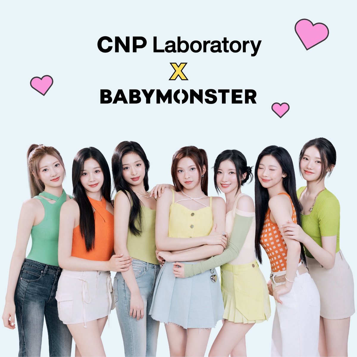 BABYMONSTERの新イメージが届きました📷✨ 2024年の夏は、#CNP と