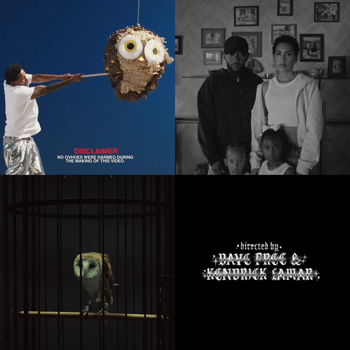 trancemc's tweet photo. Not Like Us in four scenes...

#Kendrick #KendrickLamar #KDot #Drake #Aubrey #Whitney #DaveFree #NotLikeUs #Compton #OVHoe https://t.co/Rl2KYsoVly