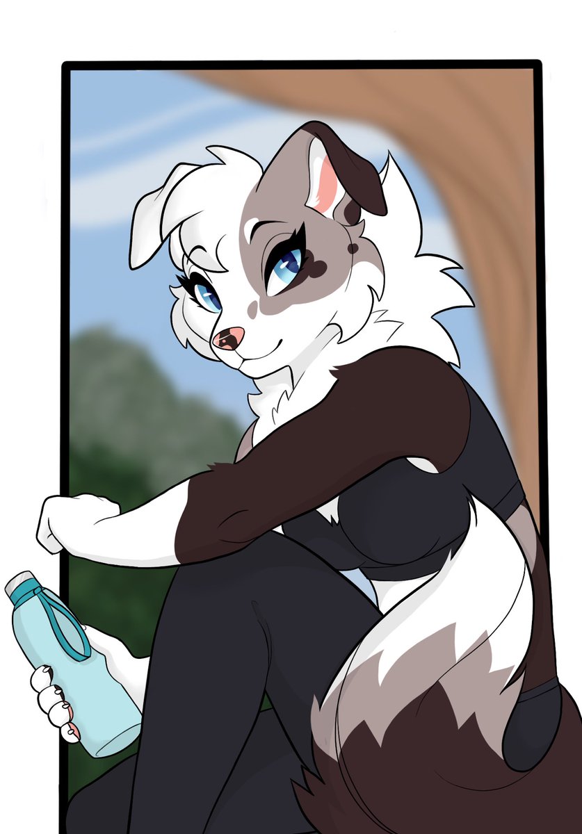 Finished gift art for <a href="/sailorrooscout/">Chise</a> of her character Roxy! Such an awesome character/ fursuit and was so fun to draw 💕