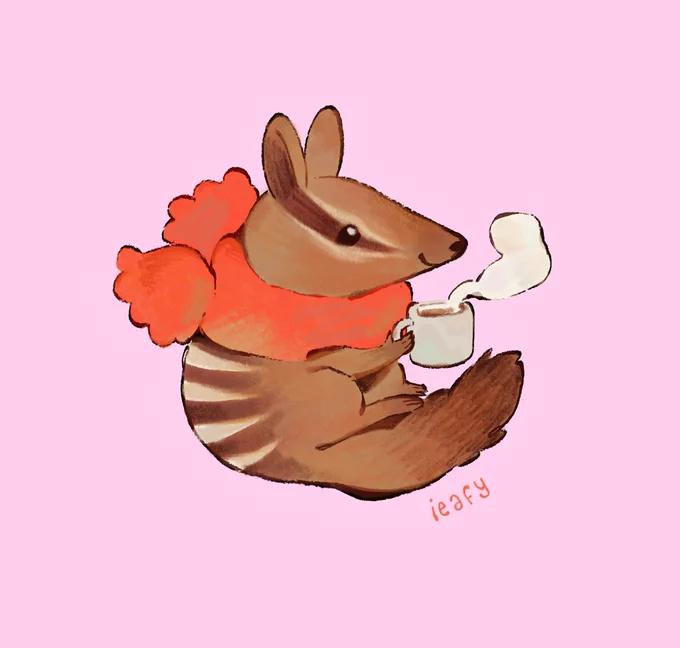 A cosy winter bandicoot! 