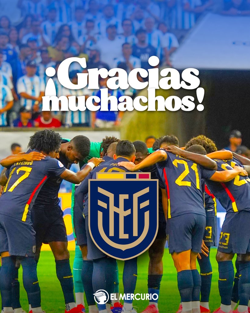 elmercurioec's tweet photo. En el mejor partido de #LaTri en toda la #CopaAmérica, #Ecuador se elimina en penales frente a la Campeona del Mundo. 🇦🇷Nada más que decir. Solo: ¡Gracias, Selección!🇪🇨⚽️ https://t.co/dMWuiQu40X