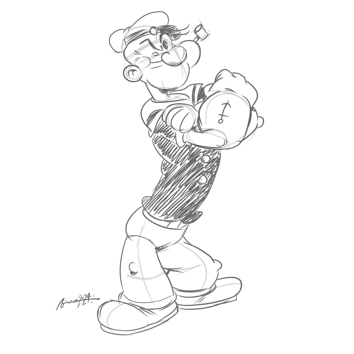 viniciusdemou20's tweet photo. Tirando a ferrugem do estilo cartoon.
Popeye Criado por Elzie Crisler Segar em 1929
Popeye ®
Arte e cores por @viniciusdemou20
#popeye #ECSegar #cartoon https://t.co/4VxOaTszst