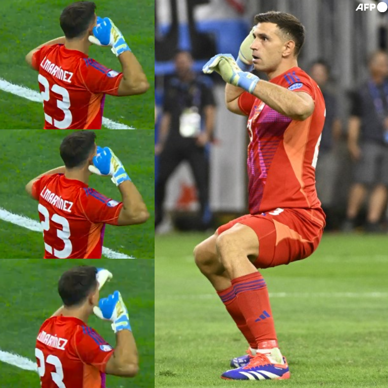 Y sí, señoras y señores, El Dibu Martínez volvió a bailar en una tanda de penales. EL JEFE DE JEFES.