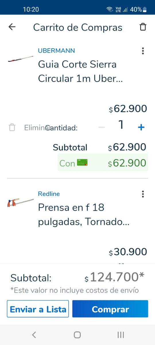 Ingdavidpereira's tweet photo. @Homecenter_co @sicsuper 
Quiero denuciar a esta empresa por publicidad engañosa, nos dice que los envios  en la app mayores a 
$ 79900 son gratis y cuando voy a comprar me dicen que no, esto es un engaño. Quiero denunciar el caso ante la  @sicsuper https://t.co/9lSHB85fJU