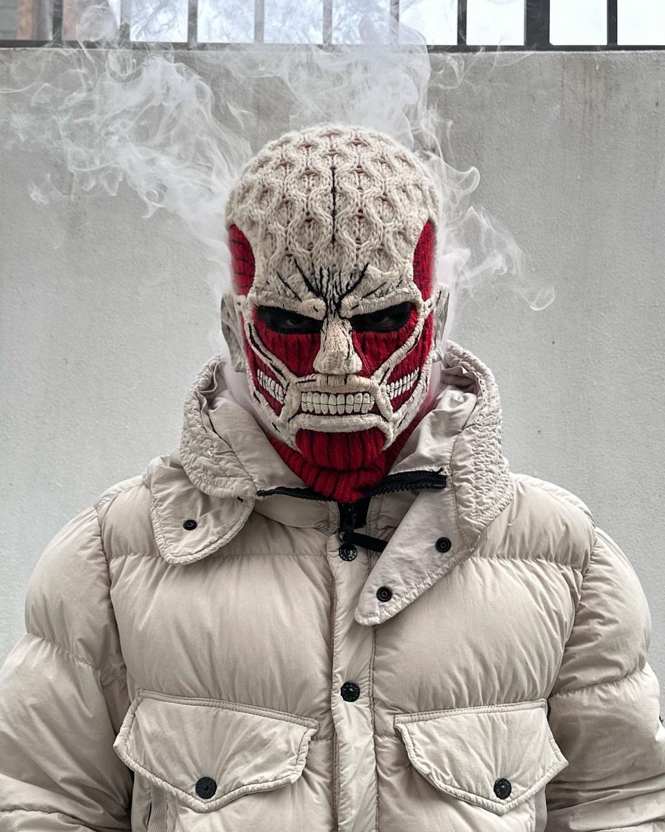 rogue's tweet photo. Hand stitched Titan Balaclava by Jaffa Saba https://t.co/tKEkLqTbvy
