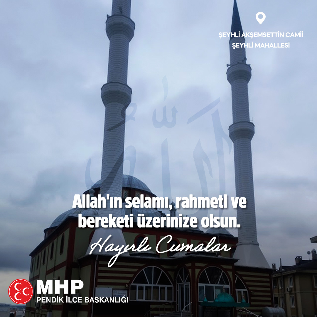 Allah'ın selamı, rahmeti ve bereketi üzerinize olsun. Hayırlı Cumalar