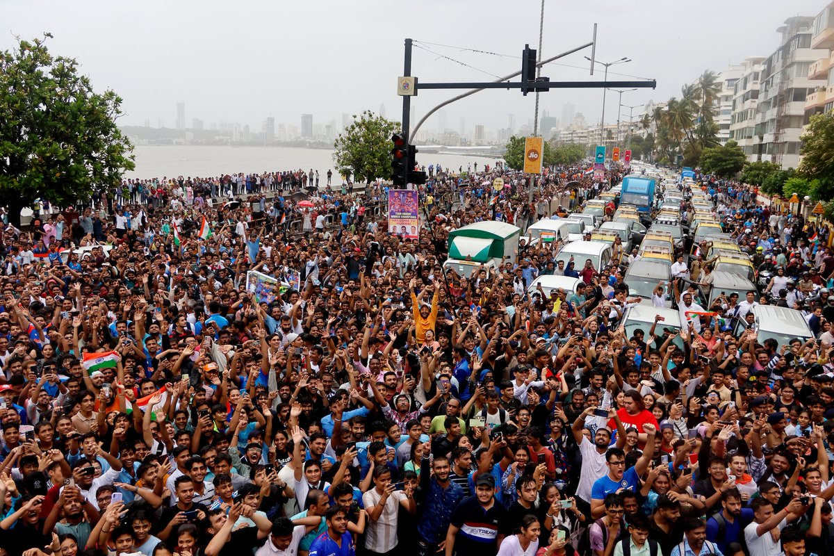 ICC's tweet photo. Describe India's #T20WorldCup trophy support in one word 💬 https://t.co/6FePinnRvQ