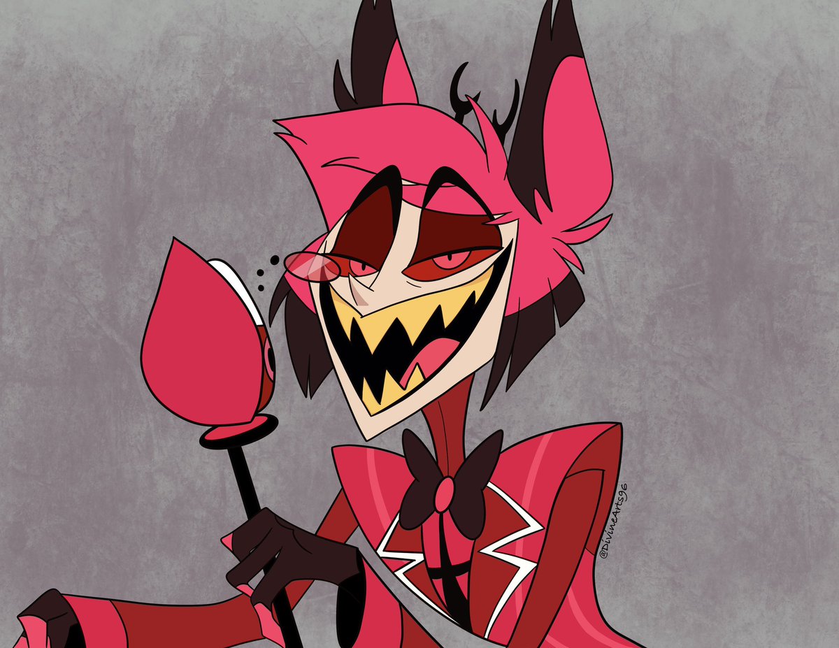 divinearts96's tweet photo. "Smile, my dear! You know, you're never fully dressed without one!"

Alastor is finished! I had so much fun drawing him! https://t.co/hzoEjQriNu