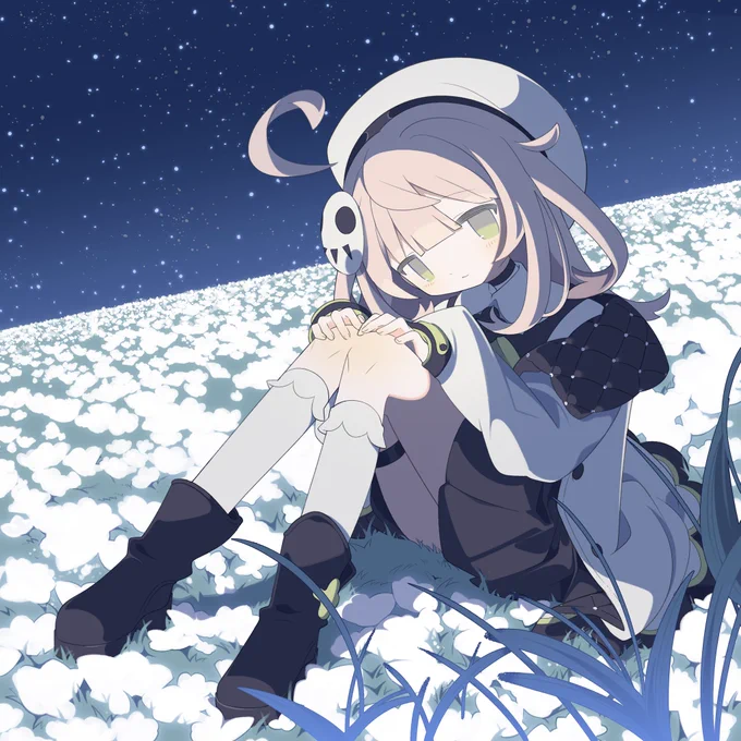 #MOTTOMUSIC 新作アルバムBubble.より セレーネガーデン - INuya × 現実みろ  シングル配信用ジャケットイラストを描かせていただきました。  ✦ mottoms.net/re/12/
