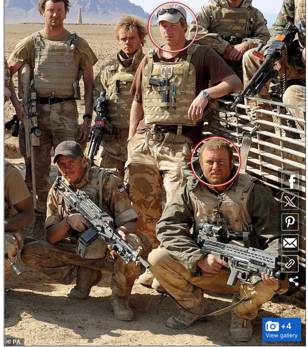 <The father of a British soldier who protected Harry on the front line in Afghanistan and later took his own life after developing PTSD has accused the Duke of Sus of ‘abandoning his Army family.’>

<Derek Hunt, whose son Nathan found Taliban bombs that could have maimed or