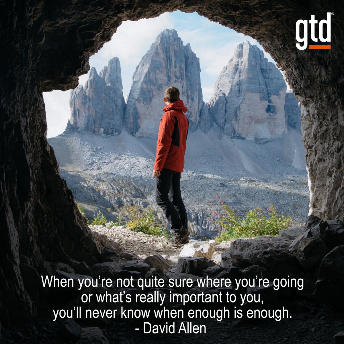 gtdtimes's tweet image. When you&apos;re not quite sure where you&apos;re going or what&apos;s really important to you, you&apos;ll never know when enough is enough. - DA
#GTD #gettingthingsdone