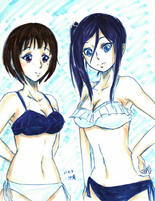 #ビキニの日
あすかお過去絵。 