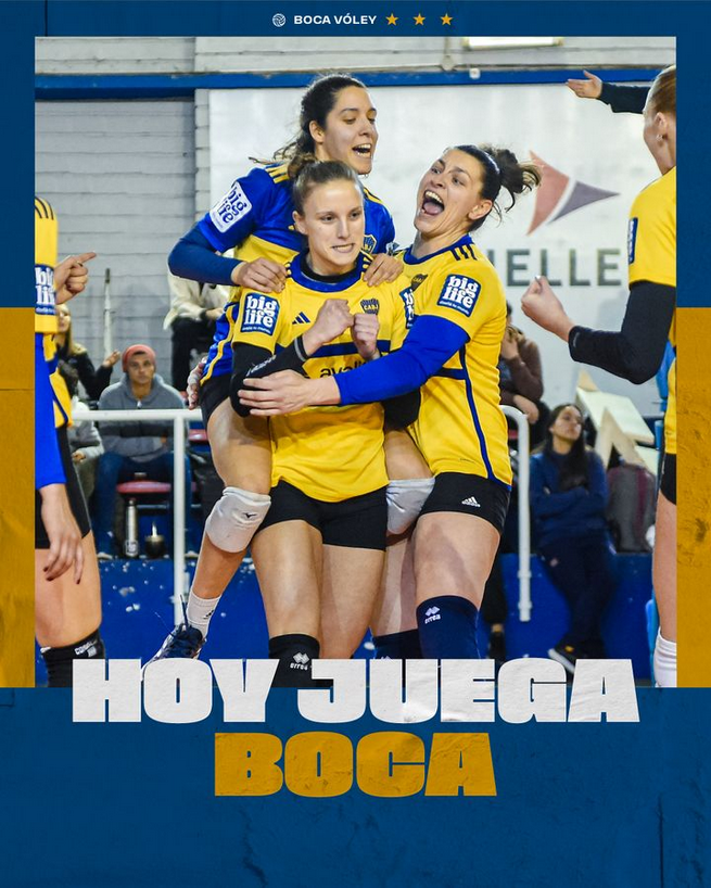 ¡𝗛𝗢𝗬 𝗝𝗨𝗘𝗚𝗔 #𝗕𝗢𝗖𝗔! 🏐🏆💙💛💙