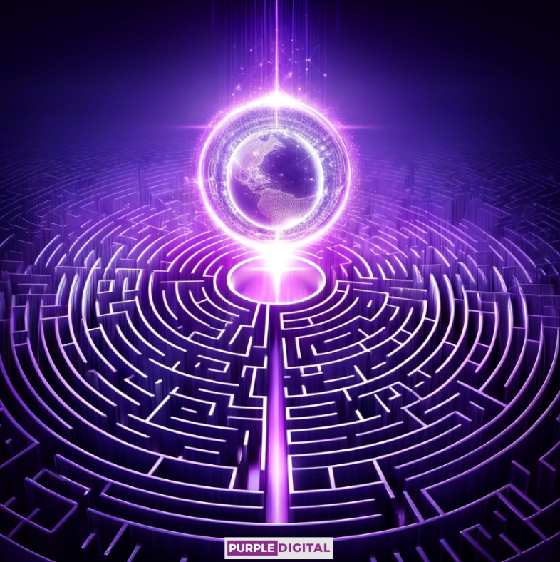 PurpleDigitalAu's tweet photo. The path to SEO success is a labyrinth, filled with twists and turns. With Purple Digital as your guide, navigate through with ease. Let Purple Digital navigate your journey to success

#SEOLabyrinth #NavigateWithPurple #PathToSuccess #LocalSEOGuide https://t.co/nnaqJjtcrc