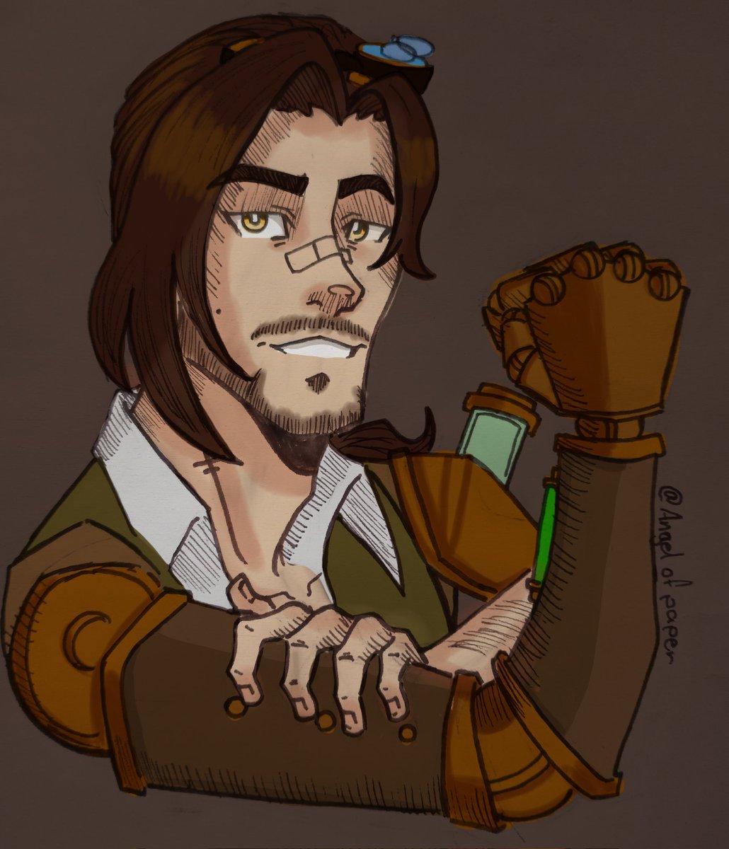 Uhm... esto pasa cuando tu nuevo v-tuber fav hace Modelreveal... sooo yep espero le guste señorito <a href="/Leopold_VT/">⚙️ Leo Ironclad</a> #leopoldvt #fanart #leopoldvtfanart