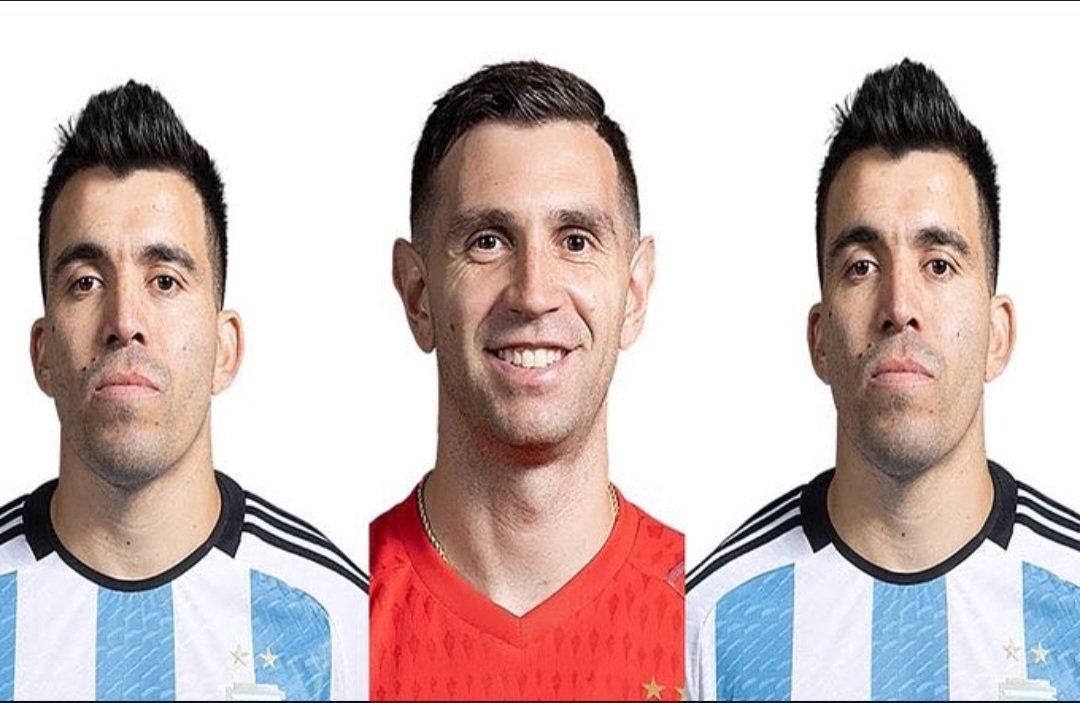 Somos conscientes de que vivimos en la misma era que el dibu martinez? 
Solo queda decir..