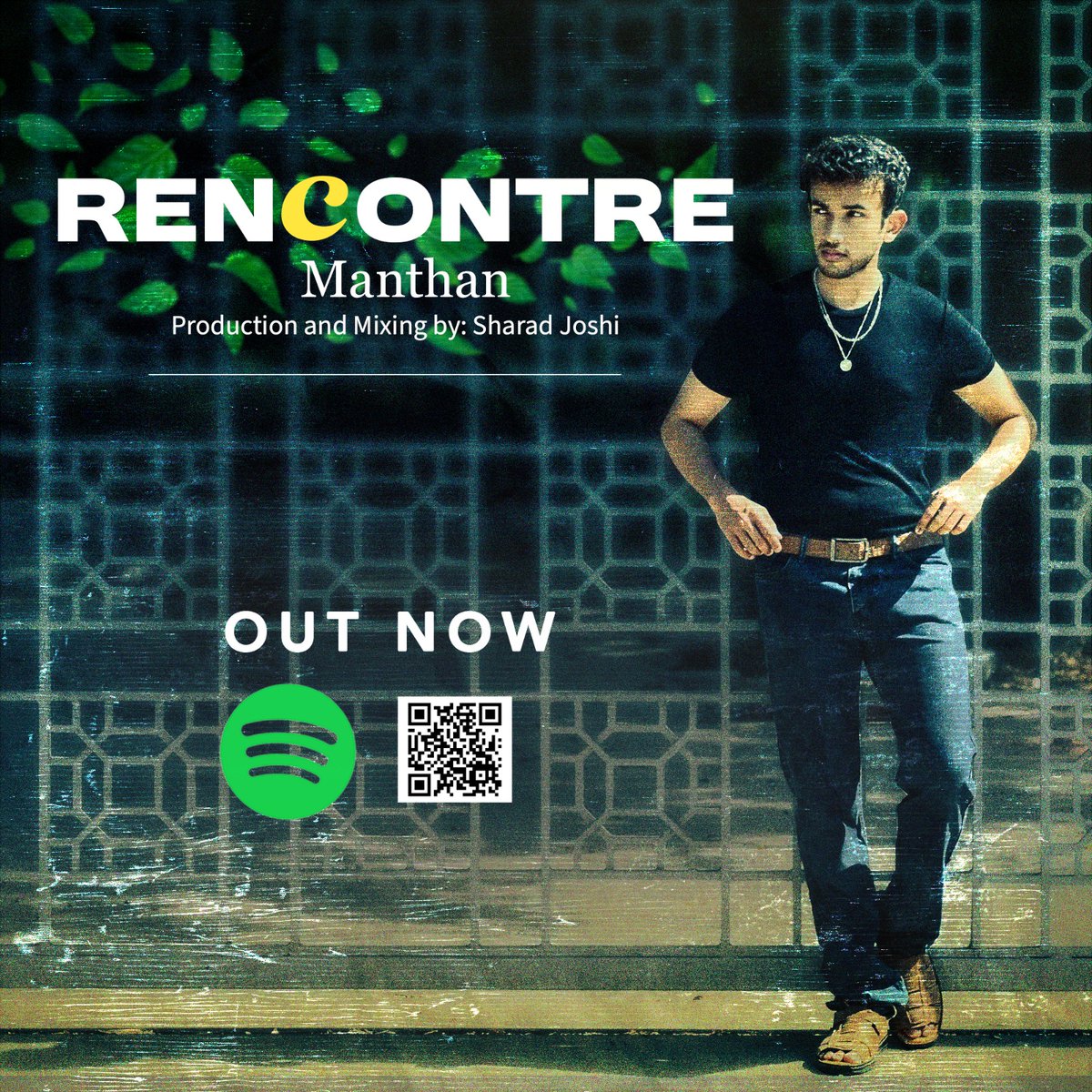 mistermanthan's tweet photo. "Rencontre" is out now. Scan the QR code to listen it on your preferred music streaming platform or you can use the link below
https://t.co/8ynkSUZ0Jg
Credits:
Voice, Lyrics and Composition- Manthan
Produced & Mixed by- Sharad Joshi
Cover by- Ashutosh, Heba
#rencontrebymanthan https://t.co/z2r6enmCS8