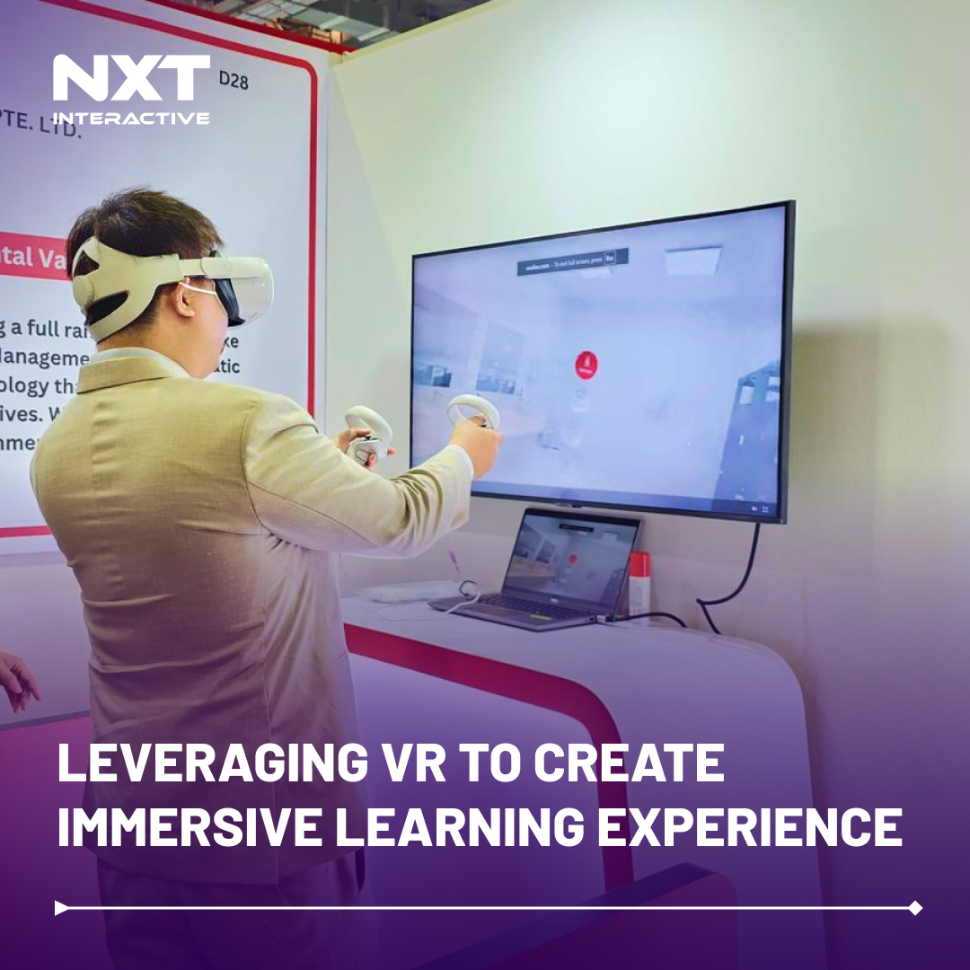 nxt_interactive's tweet photo. Revolutionizing Traditional Classroom Training with VR: Experience immersive learning firsthand. 🧑‍🏫🎮

Watch the full video of the experience: https://t.co/zX3OSYjvBo https://t.co/deUhg66khp
