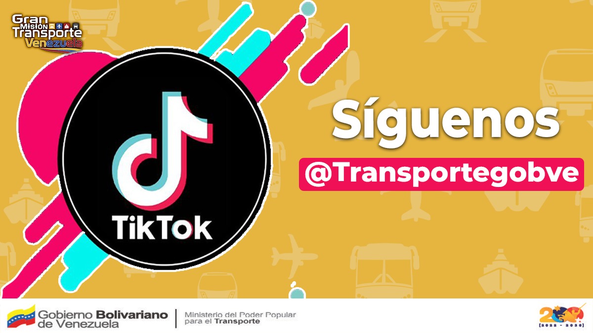 mintransporteve's tweet photo. ¡Epa! ¿Qué estas esperando para seguirnos en TikTok y enterarte de lo último en materia de transporte? ¡No te lo puedes perder! https://t.co/hfd5woXt1N