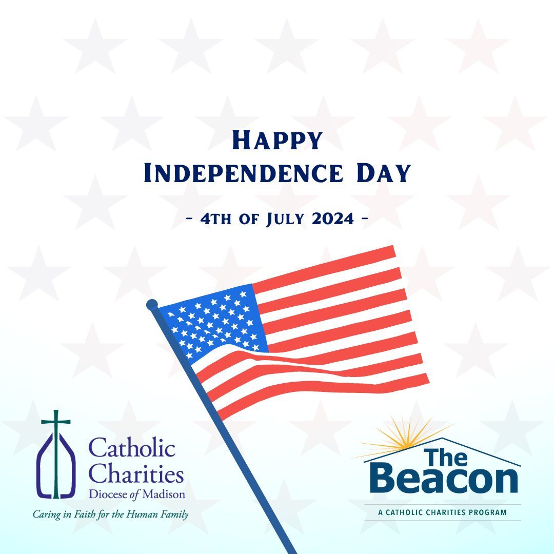 beaconhelps's tweet photo. This #IndependenceDay, The Beacon celebrates freedom &amp; hope for all! We're open 8am-5pm, providing shelter &amp; support to our neighbors in need. As we honor our nation's liberty, let's work towards independence for everyone in our community. Happy 4th of July! 🏠 #TheBeacon https://t.co/Fx9OdwwOPr