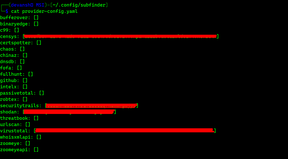 securibee's tweet image. Yeah, sex is great, but have you ever added all API keys to Subfinder's provider-config.yaml?