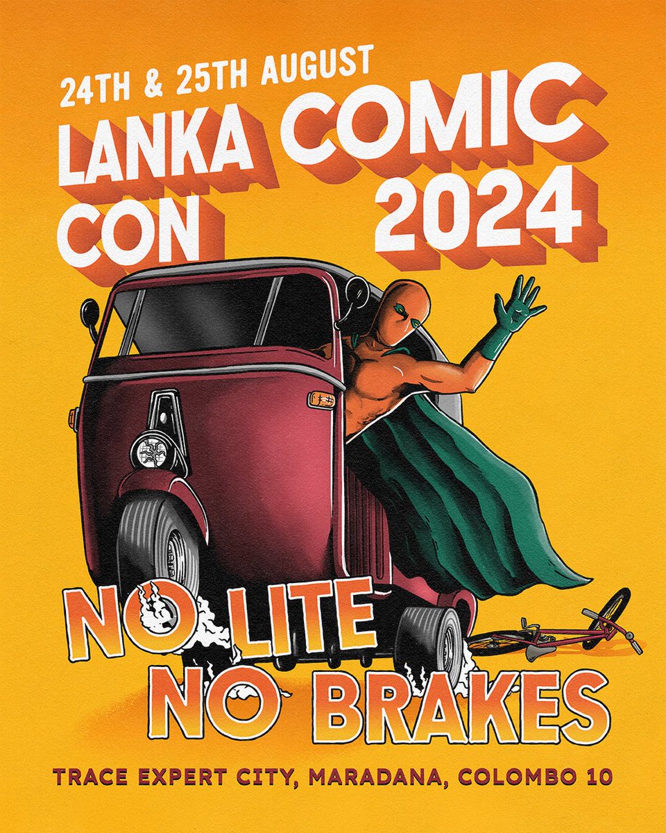 LankaComicCon's tweet photo. Lanka Comic Con is back! 

We're pulling off all the stops, with two full days of celebrating Sri Lankan pop-culture with panels, artists, cosplay, vendors, anime, activities and more!

Come Be Yourself!
 
#LankaComicCon #LCC2024 #LCC #LankanGeekCulture #ComeBeYourself https://t.co/1bEzRqN2RH