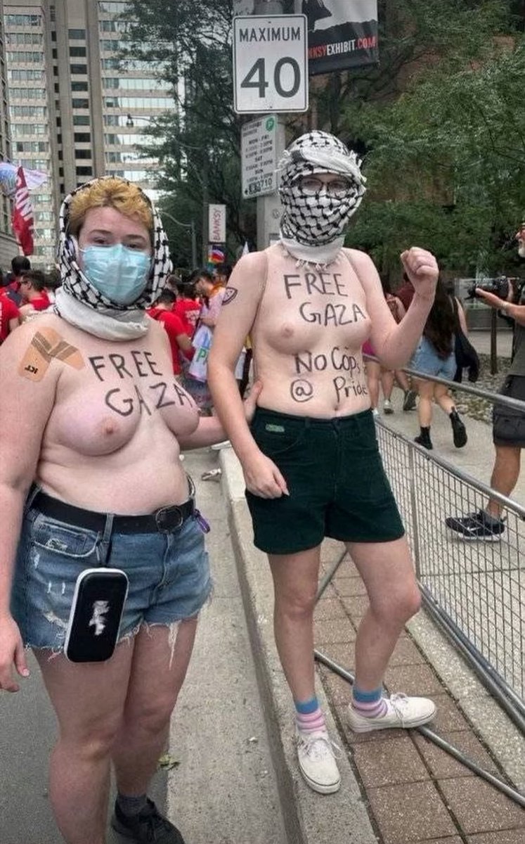This is beyond stupid. Do they realize that LGBTQ and nudity are forbidden “Haram” in Islam? And are they aware that they would be killed by the same people that they are defending them?