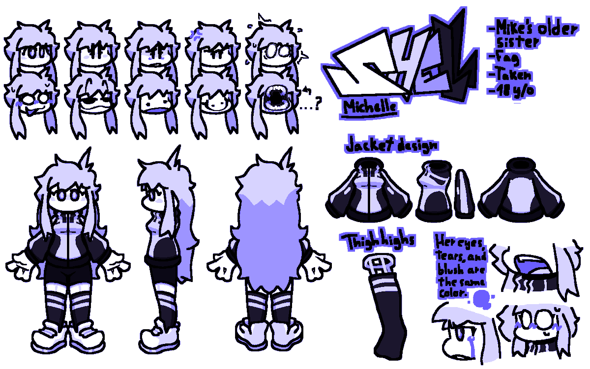 Shell_x33's tweet photo. New refs!! Bc the old ones were mid and not how I draw them at all. https://t.co/2VwVjok7eN