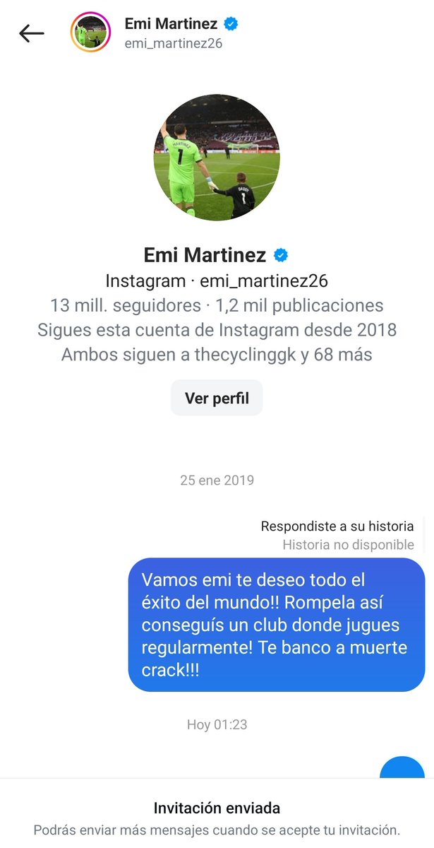 Yo? Hincha del dibu desde el 2019